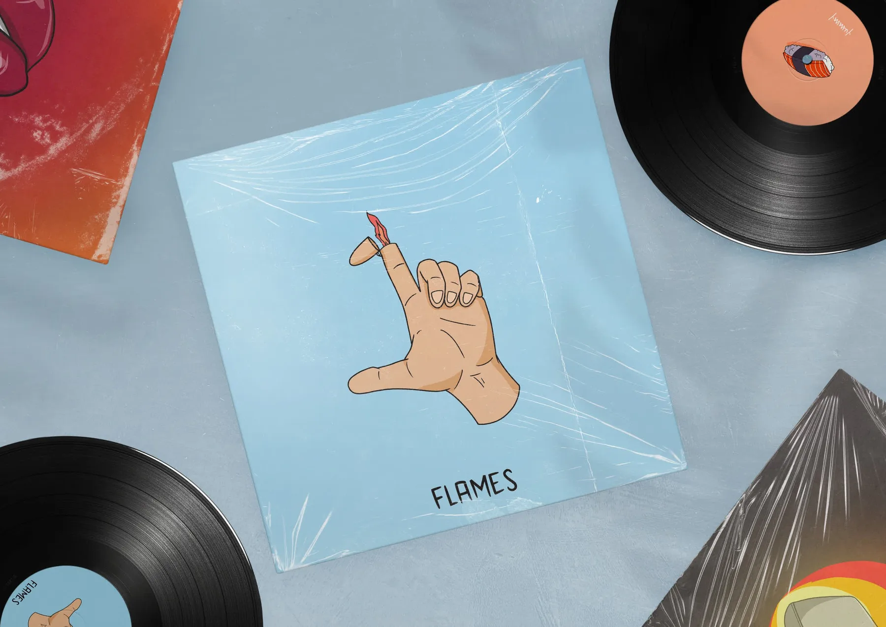 Hand-Drawn Album Artwork
